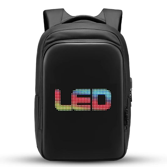 Ghiozdan Timebox, Smart cu Display LED, WiFi, Waterproof, Negru