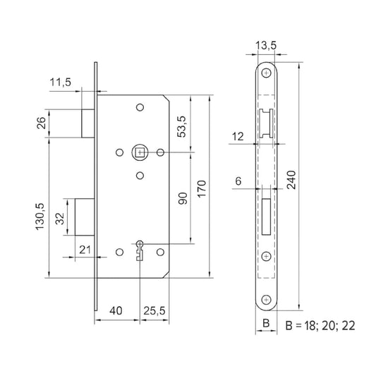 Pachet P 90 (Broasca+Maner) Argintiu 35-500 / 4578