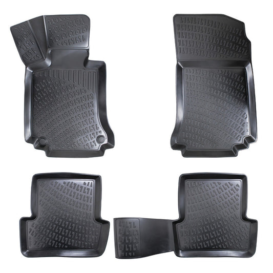 Set covorase auto cauciuc tip tavita pentru mercedes c class w204 2007-2014