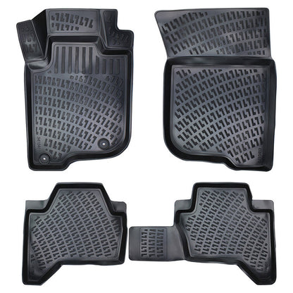 Set covorase auto cauciuc tip tavita pentru mitsubishi l200 / triton 2005-2018