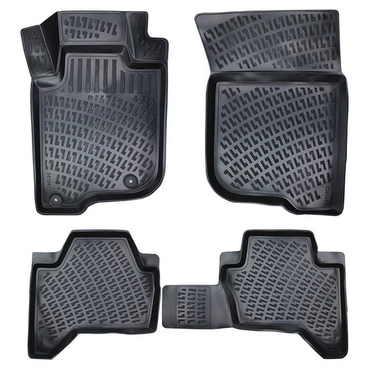 Set covorase auto cauciuc tip tavita pentru mitsubishi l200 / triton 2005-2018