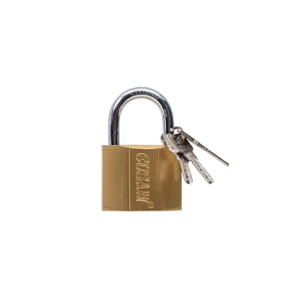 Lacat auriu 63mm, cu 3chei Z-TOOLS / 4620