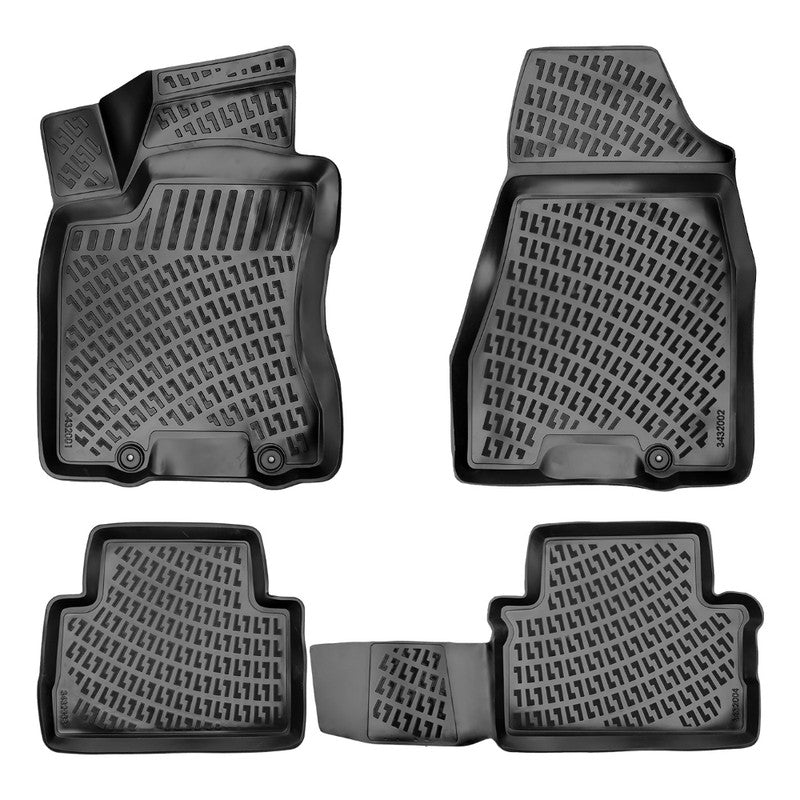 Set covorase auto cauciuc tip tavita pentru nissan xtrail ii (t31) 2007-2013