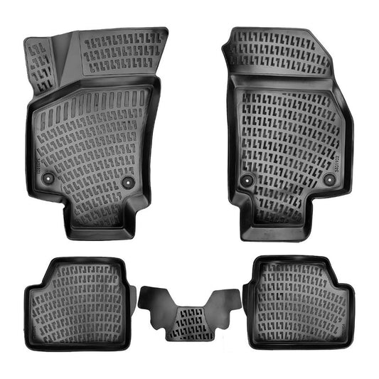 Set covorase auto cauciuc tip tavita pentru opel astra h 2004-2009