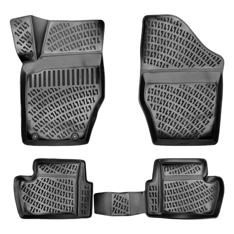 Set covorase auto cauciuc tip tavita pentru peugeot 307 hb 2001-2014