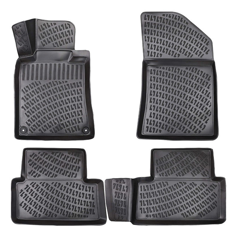 Set covorase auto cauciuc tip tavita pentru peugeot 508 i 2010-2018