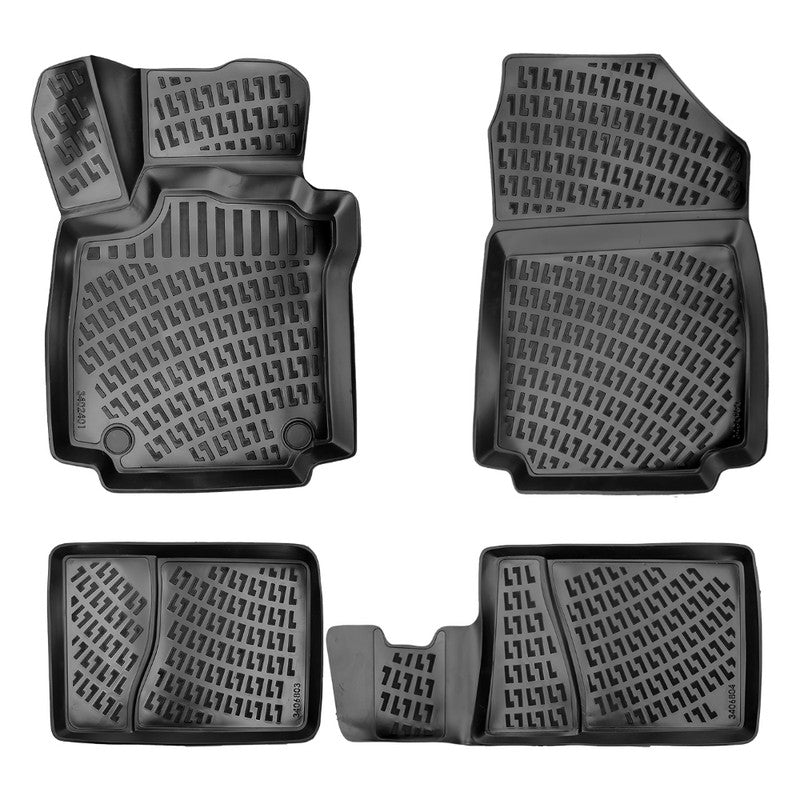 Set covorase auto cauciuc tip tavita pentru renault clio symbol 1999-2008