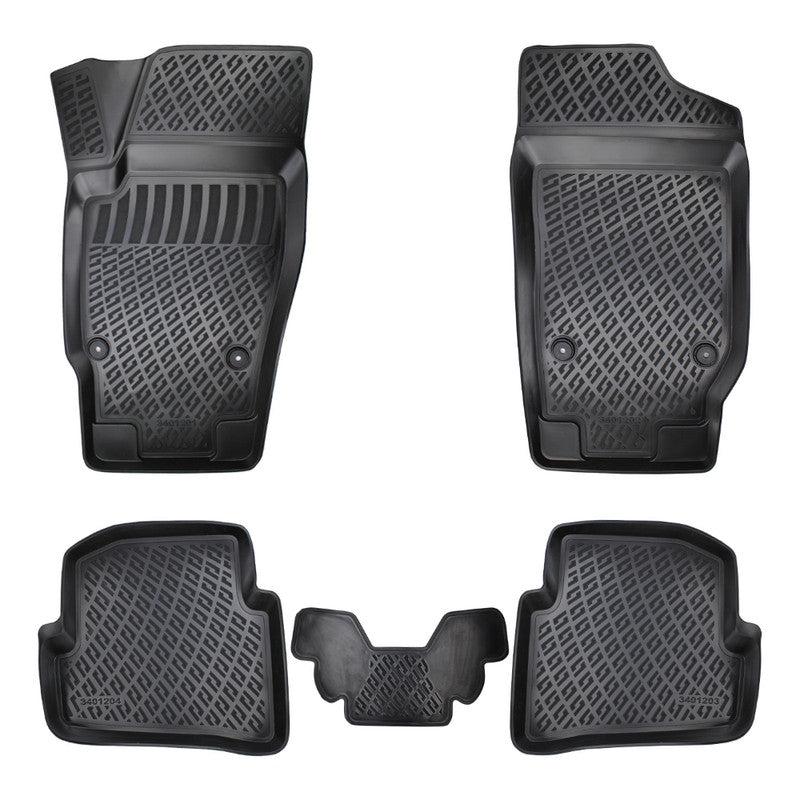 Set covorase auto cauciuc tip tavita pentru seat ibiza iii 2002-2008