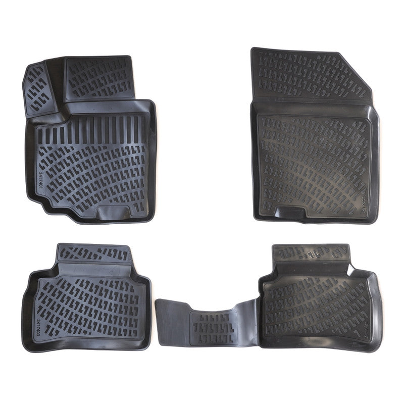 Set covorase auto cauciuc tip tavita pentru suzuki swift ii (azg) 2010-2017