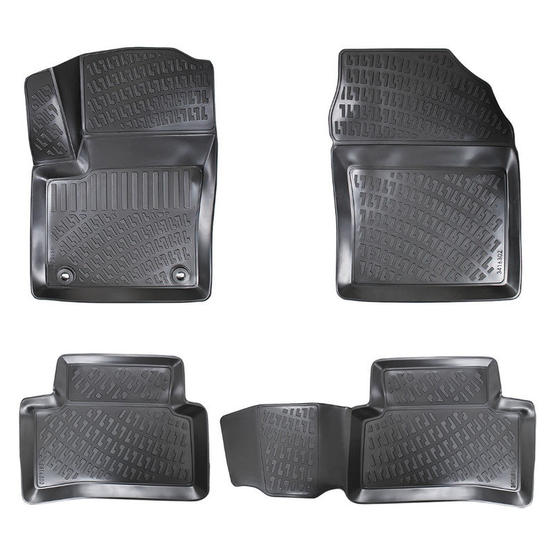 Set covorase auto cauciuc tip tavita pentru toyota c-hr 2016-2022
