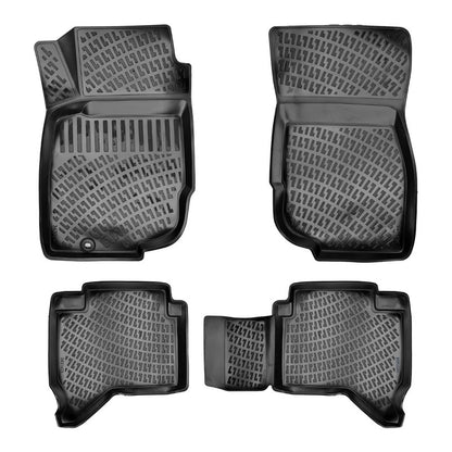 Set covorase auto cauciuc tip tavita pentru toyota hilux vii 2004-2015