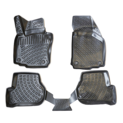 Set covorase auto cauciuc tip tavita  pentru vw golf 5 2003-2009