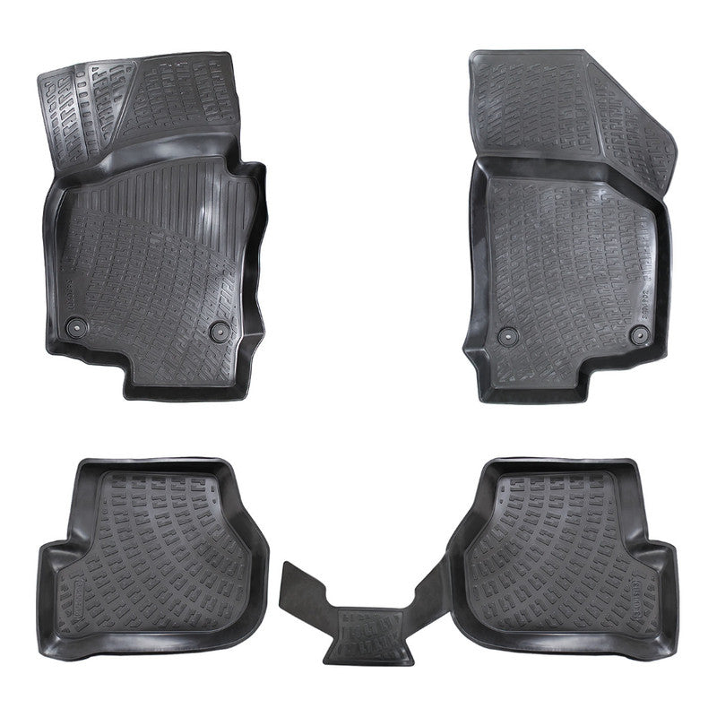 Set covorase auto cauciuc tip tavita pentru vw golf 6 2008-2012