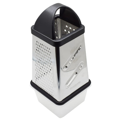 Razatoare cu recipient, 4 fete, din Otel Inoxidabil, Naimeed D1004, 24.5 x 12.5 cm