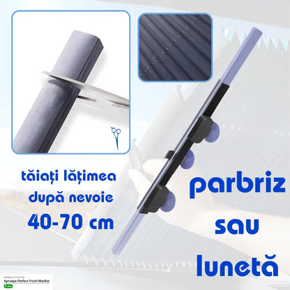 Parasolar Auto Retractabil pentru Blocarea Soarelui și Izolație Termică - 1 buc 70cm