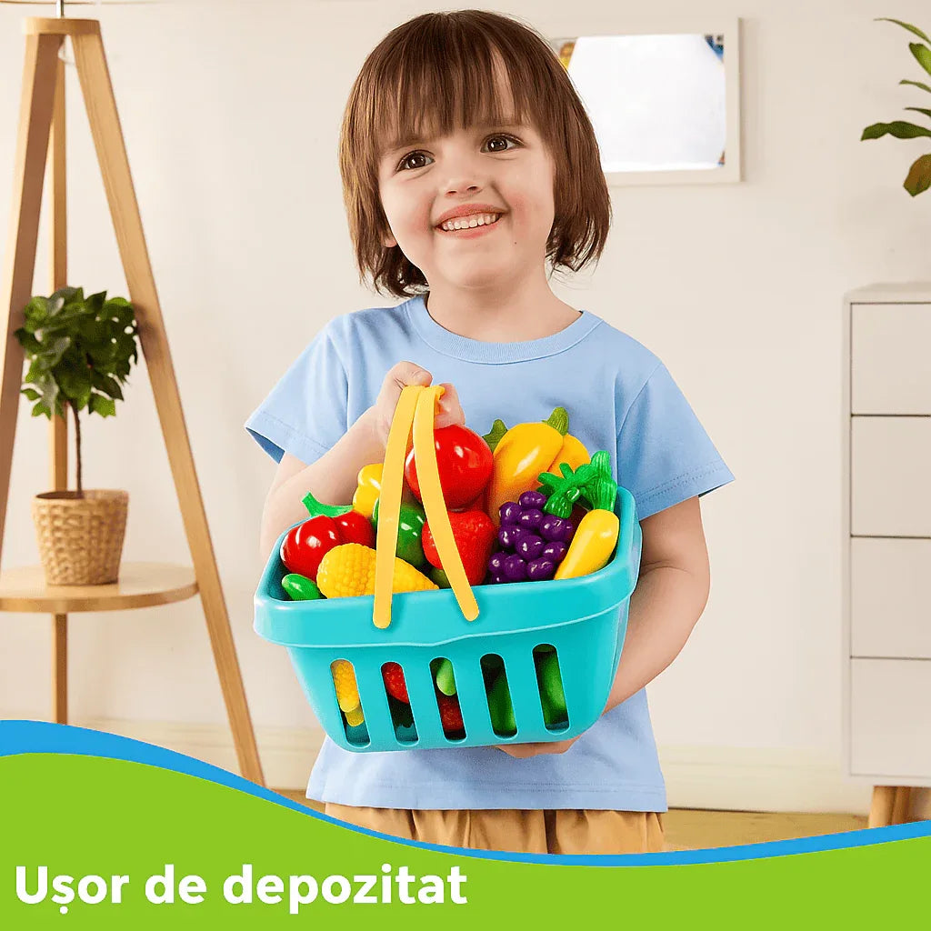 Set de Joaca Educativ cu Alimente pentru Copii, Fructe