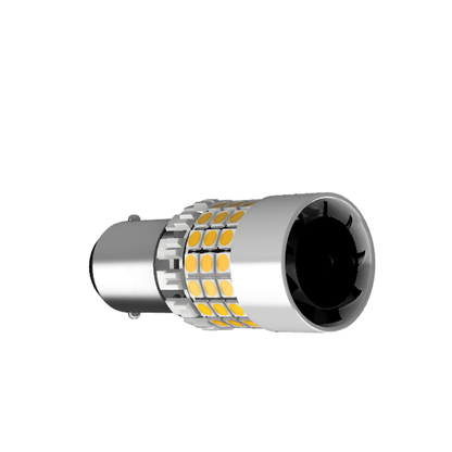 Set 2 x bec LED P21/5W BAY15D LUSMAR™ 7000 lm  - fara eroare - off-road