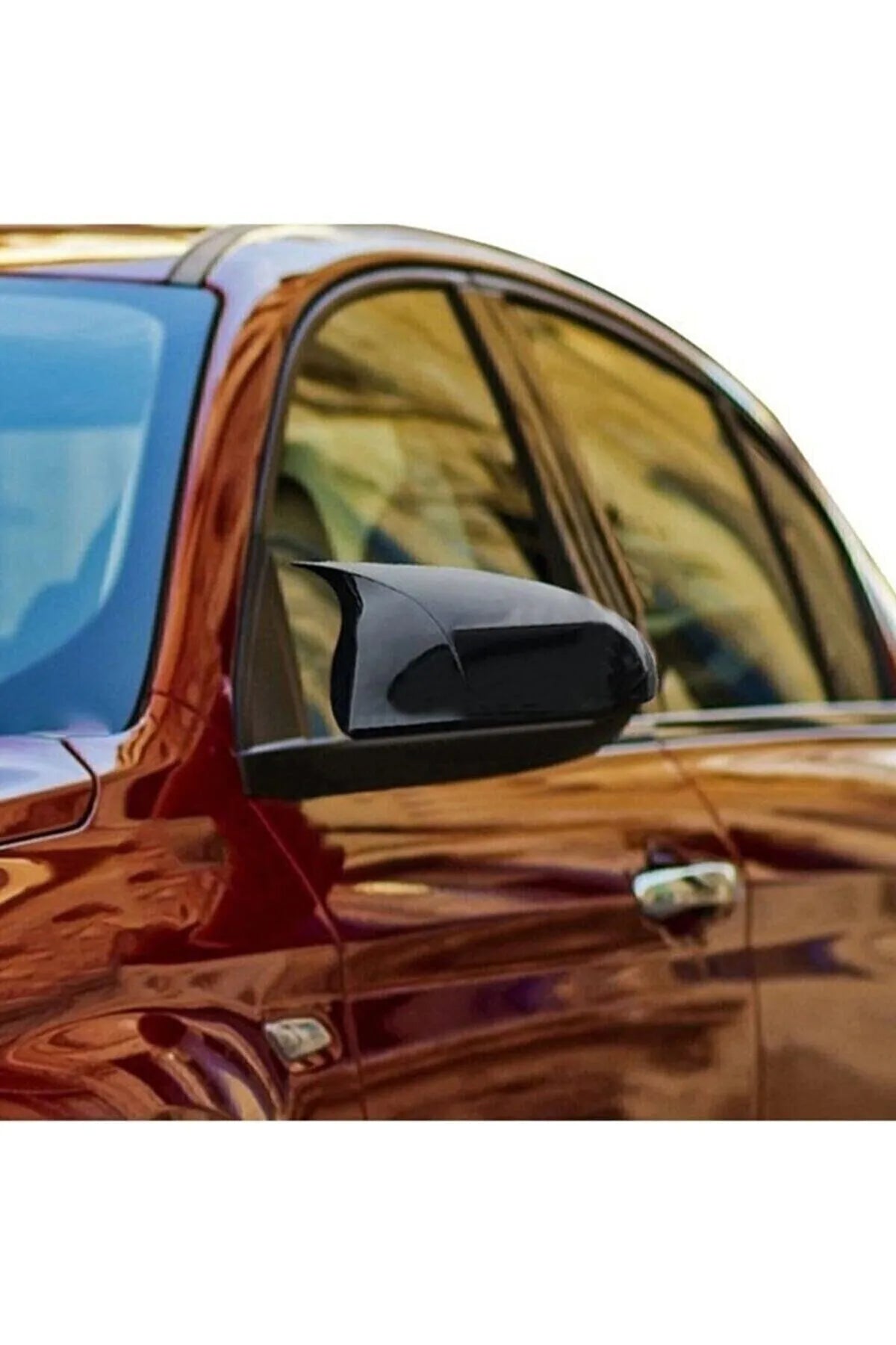 Capace Oglindă Batman DPTuning VW Polo MK6 2018–2021 Negru Lucios, ABS de Calitate, Montaj Rapid