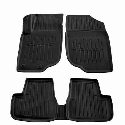 Set covorase auto cauciuc tip tavita pentru peugeot 207 (2006-2012)