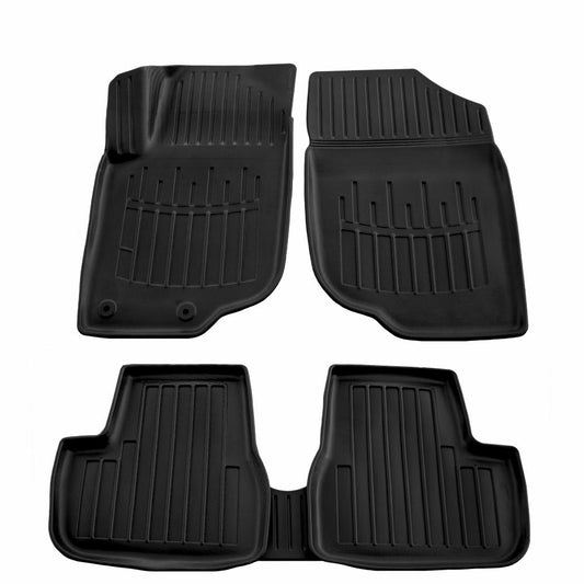 Set covorase auto cauciuc tip tavita pentru peugeot 207 (2006-2012)