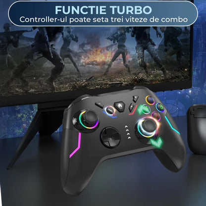 Controller Wireless Timebox, Nintendo Switch si Steam Deck, Negru