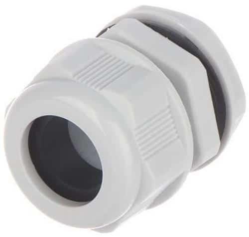 Presetupă, PG 16, plastic rezistent, gri / 500160