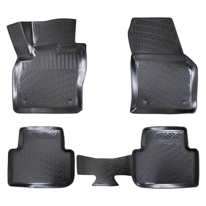 Set covorase auto cauciuc tip tavita pentru vw tiguan ii (ad) 2016-2019