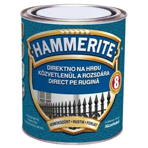 Vopsea pentru metal, finisaj fier forjat 0.75 L, Hammerite, negru / 5093197