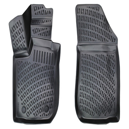 Set covorase auto cauciuc tip tavita pentru dacia logan ii mcv (fata) 2012-2021