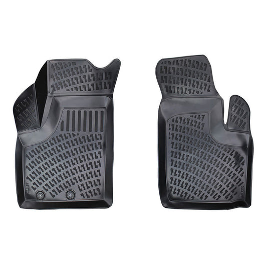 Set covorase auto cauciuc tip tavita pentru fiat doblo (fata) 2000-2009