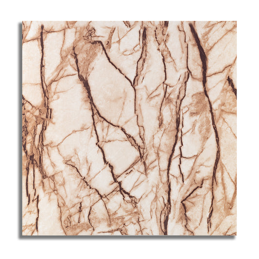 Set 10 panouri decorative, autoadezive, Naimeed D3517, 60x60cm, Marmura Crem