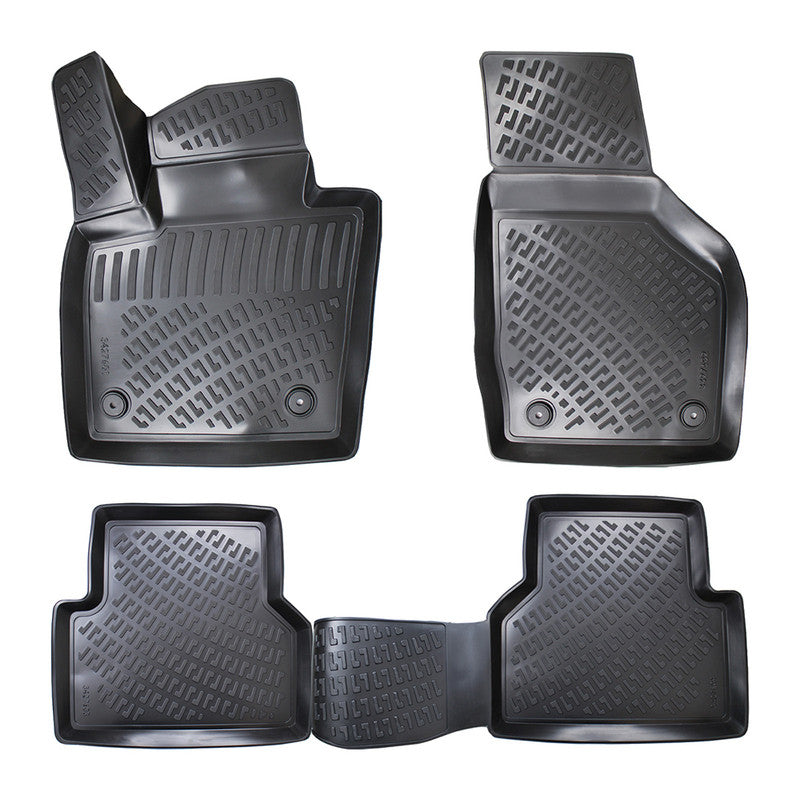 Set covorase auto cauciuc tip tavita pentru audi q3 i (8u) 2011-2018