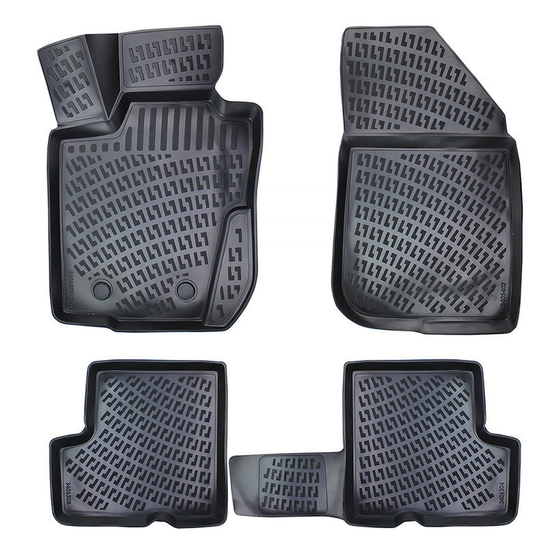 Set covorase auto cauciuc tip tavita pentru dacia logan i mcv 2004-2012