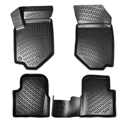 Set covorase auto cauciuc tip tavita pentru peugeot 208 ii 2019-