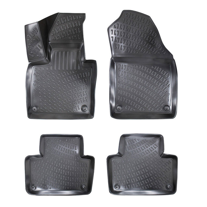 Set covorase auto cauciuc tip tavita pentru volvo xc-90 ii plug-in hybrid 2015-