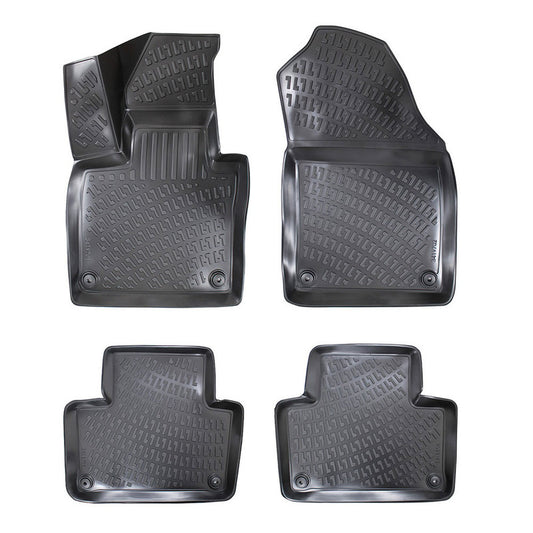 Set covorase auto cauciuc tip tavita pentru volvo xc-90 ii plug-in hybrid 2015-