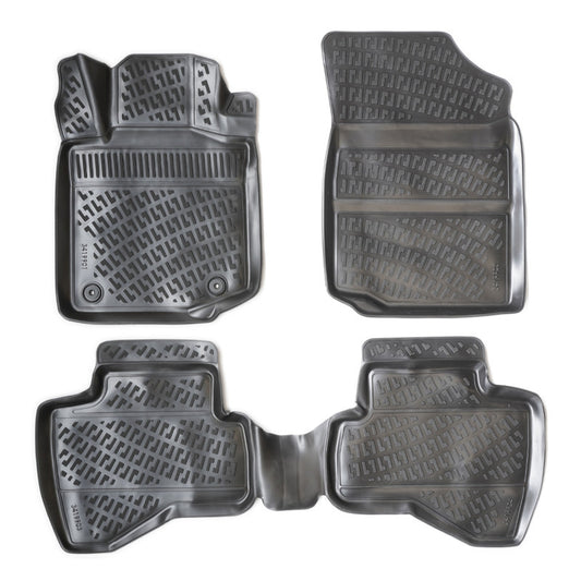 Set covorase auto cauciuc tip tavita pentru peugeot 107 2005-2014