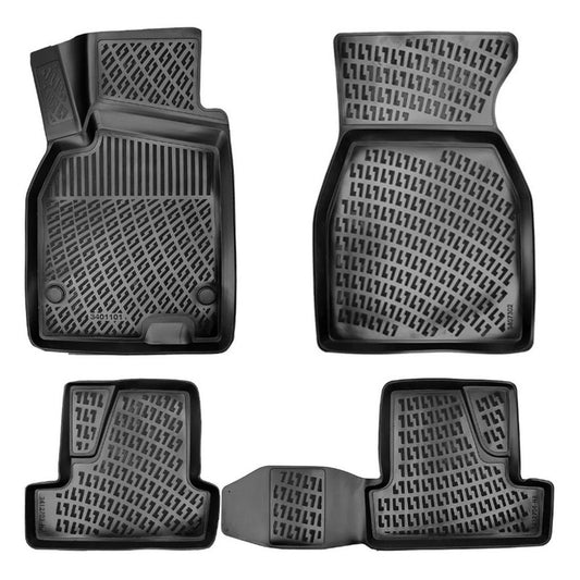 Set covorase auto cauciuc tip tavita pentru renault megane 2 hb 2002-2009