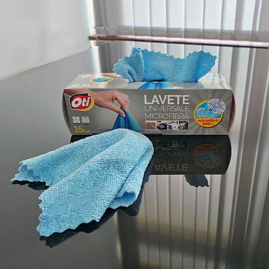 Set 15 lavete din microfibra in cutie pop-up OTI / 5948908017025 - 221.ro