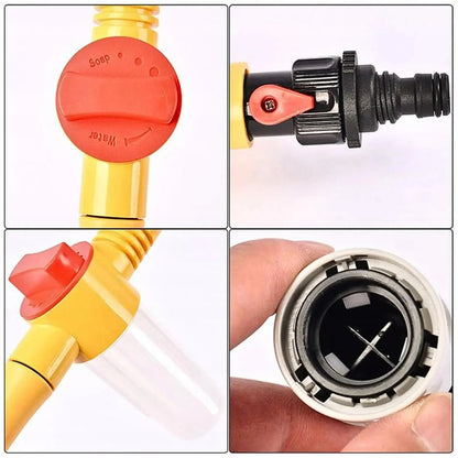 Perie Rotativă pentru Spălare Auto APF® – Spumare Automată, Mâner Lung 100cm, Curățare 360°, Presiune Ridicată