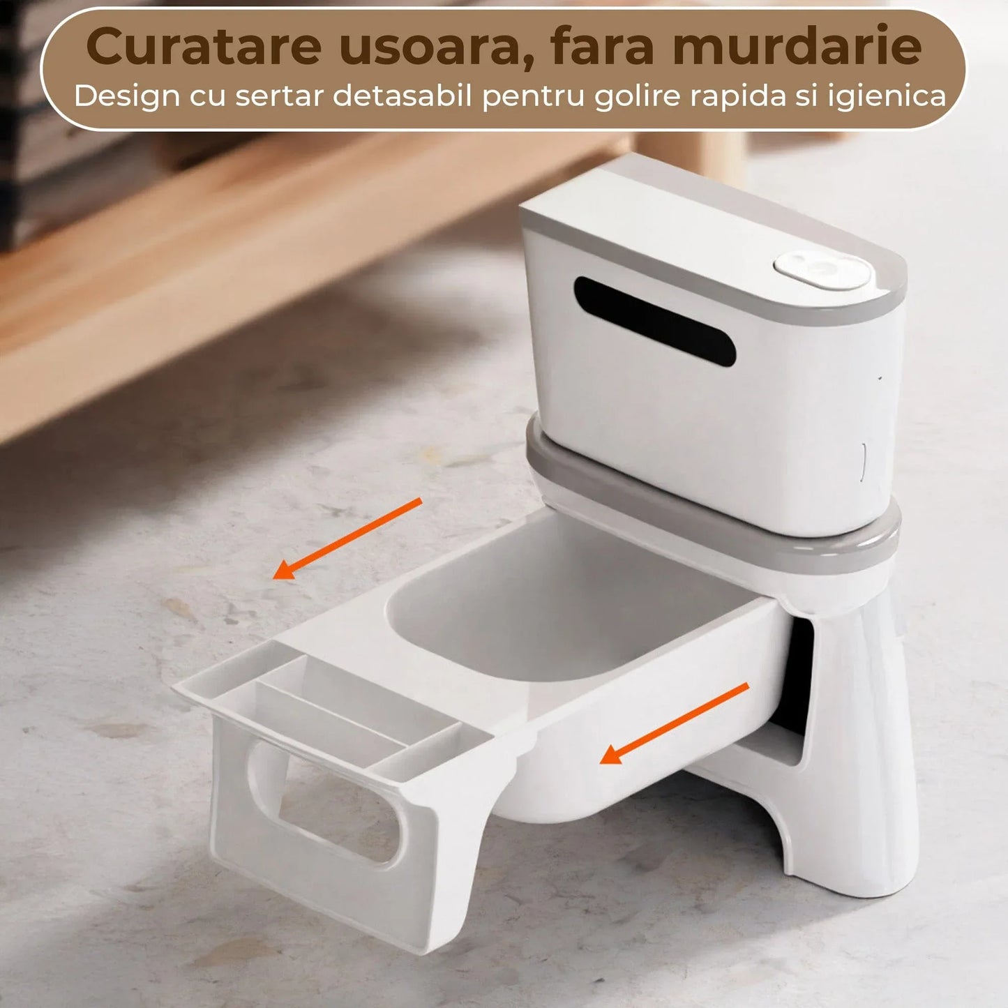 Toaleta cu Design Realist pentru Copii, Alb