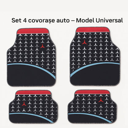 Covorașe Universale Mercedes-Benz – Design Abstract Stea 3 Colțuri