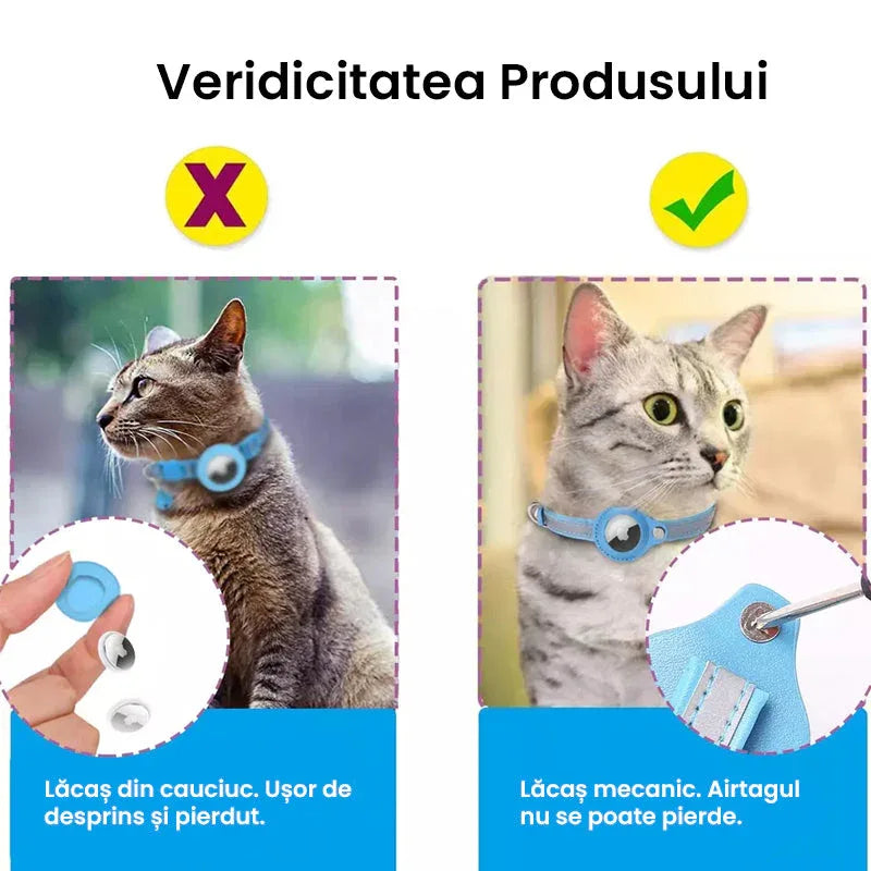 Zgarda cu lacas pentru Air Tag sau G-Spot