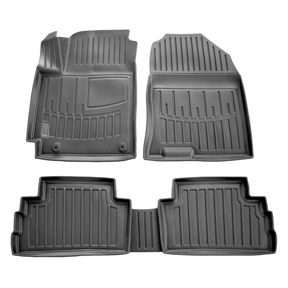 Set covorase auto cauciuc tip tavita pentru hyundai kona versiunea benzina (2017-)