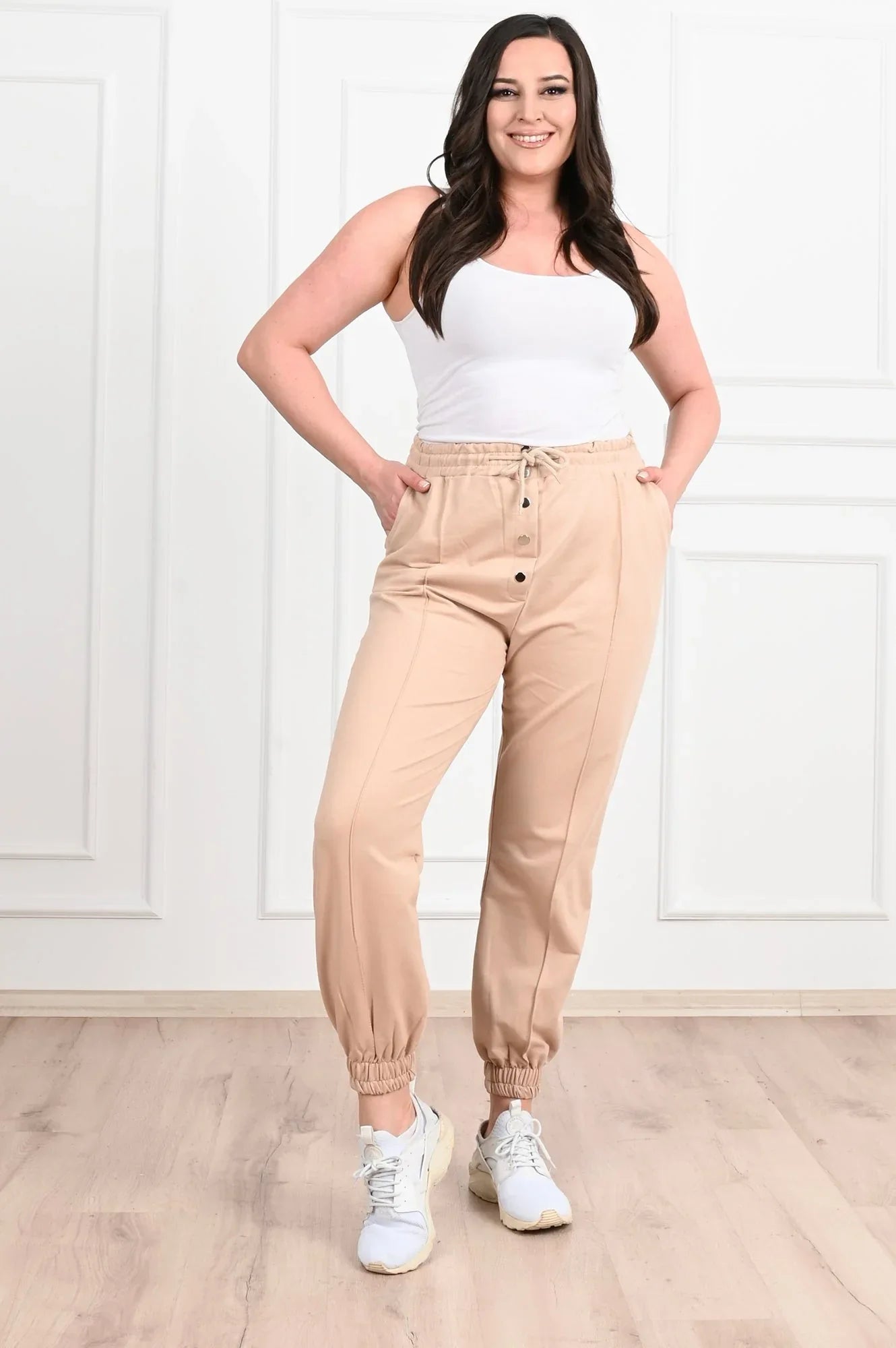 Pantalon dama marimi mari de trening 6055-23