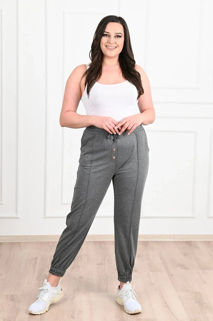 Pantalon dama marimi mari de trening 6055-23