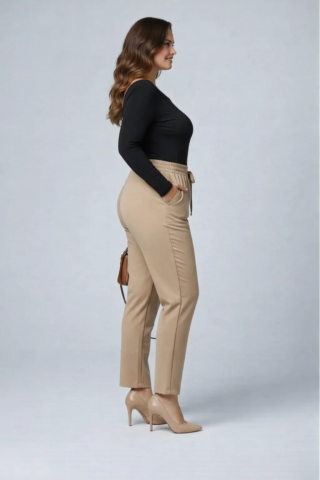 Pantaloni dama marimi mari 6303
