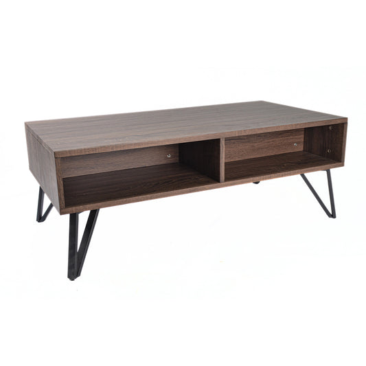 Comoda, 4 compartimente, Naimeed 637, Stejar Inchis, 120x60x45cm