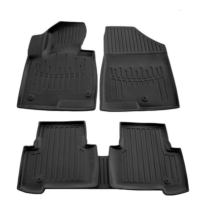 Set covorase auto cauciuc tip tavita  pentru hyundai santa fe iii (dm) (2012-2018)