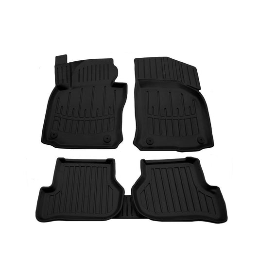 Set covorase auto cauciuc tip tavita  pentru skoda octavia ii (a5) (2004-2013)
